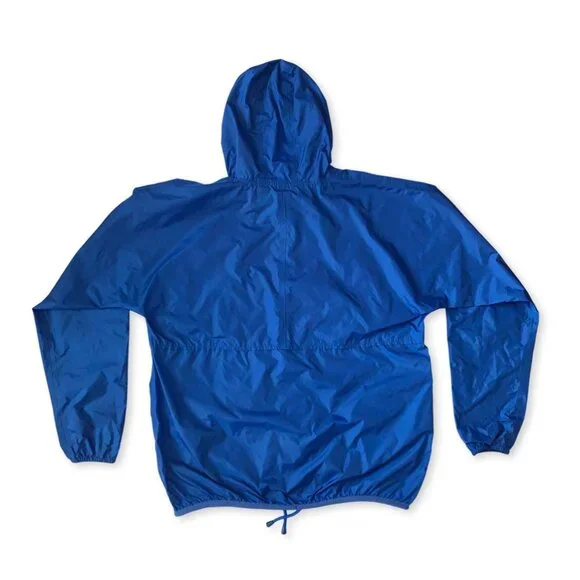 Vintage K-Way Windbreaker Jacket Blue Zip Up Blokecore Athleisure Fanny Pack - Picture 2 of 15